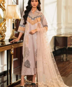 Shirt with emb Dupatta and Trouser