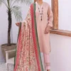 3 piece with Fancy Brochia Dupatta